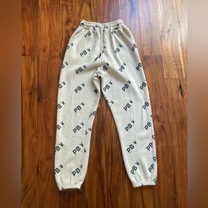 Playboy Sweatpants Black & Cream